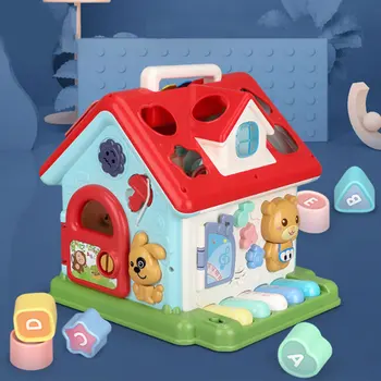 Multi-Function Portable Sort Discovery House Shape Shape Matching Music Piano Game For Kid Present Interactive Intellectual Toys
Multi-Function Portable Sort Discovery House Shape Shape Matching Music Piano Game For Kid Present Interactive Intellectual Toys
