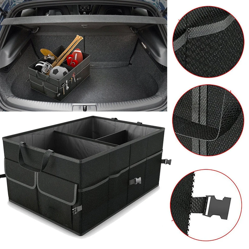 Trunk Cargo Organizer Folding Caddy Storage Collapse Bag Bin