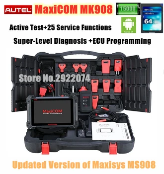 Autel MaxiCOM MK908 Professional Auto Scanner ECU Coding All System Diagnostic Tool Support ECU/Key Coding Updated of MS908
Autel MaxiCOM MK908 Professional Auto Scanner ECU Coding All System Diagnostic Tool Support ECU/Key Coding Updated of MS908