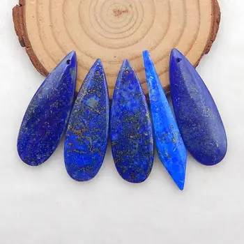 Birthday Gift,5pcs Natural Lapis Lazuli Fashion Pendants Earring Bead,40x14x4mm,47x9x3.5mm,19g
Birthday Gift,5pcs Natural Lapis Lazuli Fashion Pendants Earring Bead,40x14x4mm,47x9x3.5mm,19g
