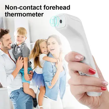 

White Body Thermometer Doctors Health Care Precise Forehead Thermometer Infrared Thermometer Outdoor Practical Contactless