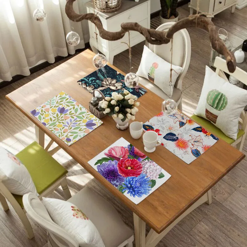 TTLIFE Table Mats Sunflower Rectangle Cotton Placemats for Dining Table Pad Nordic Kitchen Accessories Tea Party Decorations
TTLIFE Table Mats Sunflower Rectangle Cotton Placemats for Dining Table Pad Nordic Kitchen Accessories Tea Party Decorations
