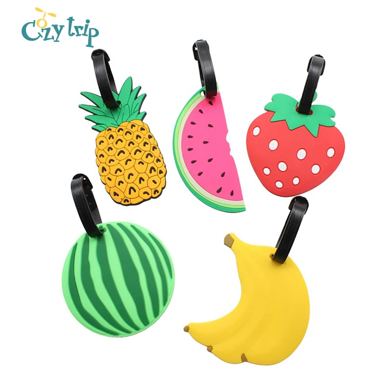 Set of 5 Colorful Fruits Luggage Tags Travel Baggage ID Labels Suitcase and Backpack Labels
Set of 5 Colorful Fruits Luggage Tags Travel Baggage ID Labels Suitcase and Backpack Labels