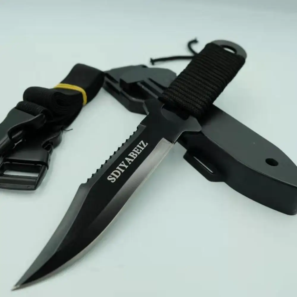 Military Tactical Fixed Blade 7CR14Mov Steel Handle Straight Knives Camping Tactical Knifes Pocket EDC Survival Hunting Knife
Military Tactical Fixed Blade 7CR14Mov Steel Handle Straight Knives Camping Tactical Knifes Pocket EDC Survival Hunting Knife