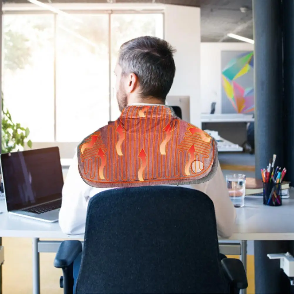 58*42cm Neck And Shoulder Heating Pads To Relieve Fatigue Of Cervical Joints. Electric Shawl Neck Shoulder Pain Heated Shawl 
58*42cm Neck And Shoulder Heating Pads To Relieve Fatigue Of Cervical Joints. Electric Shawl Neck Shoulder Pain Heated Shawl