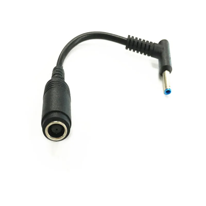 Переходник с гнезда 7 4*5 0 на колено 4 5-3 подходит для HP Dell синие наконечники кабель