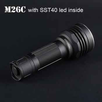 Powerfull Led Flashlight Convoy M26C with SST40 Led Lanterna 26650 Flash Light Camping Fishing Linterna Work Lantern Zaklamp
Powerfull Led Flashlight Convoy M26C with SST40 Led Lanterna 26650 Flash Light Camping Fishing Linterna Work Lantern Zaklamp