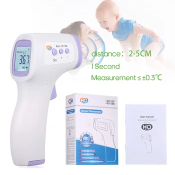 Infrared Body Non-contact Thermometer Forehead 2 in1 Body/Object Temperature Measurement Thermometer oorthermometer Infravermelh
Infrared Body Non-contact Thermometer Forehead 2 in1 Body/Object Temperature Measurement Thermometer oorthermometer Infravermelh