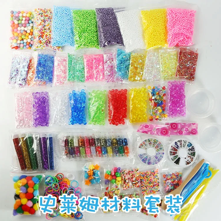 Slime 72pcs Flat Beads Color Foam Ball Granule Glitter Powder Pearl Wrappers DIY Material Box Packaged Combination
Slime 72pcs Flat Beads Color Foam Ball Granule Glitter Powder Pearl Wrappers DIY Material Box Packaged Combination