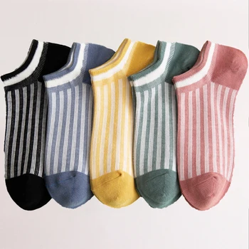 Spring And Summer New Combo Fashion Women's Boat Socks Ankle Socks Light Color Steriped Socks Breathable Cotton Socks
Spring And Summer New Combo Fashion Women's Boat Socks Ankle Socks Light Color Steriped Socks Breathable Cotton Socks