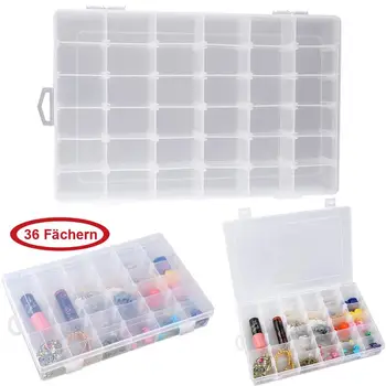 OULII 36-Grid Clear Hard Plastic Adjustable Jewelry Organizer Box Storage Container Case with Removable Dividers
OULII 36-Grid Clear Hard Plastic Adjustable Jewelry Organizer Box Storage Container Case with Removable Dividers
