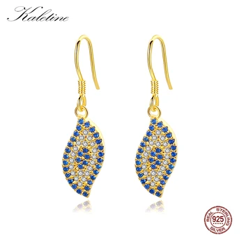 Kaletine Lucky Evil Eye Earrings For Women Yellow Gold Turkey Blue CZ 925 Sterling Silver Hippie Drop Earings Fashion Jewelry
Kaletine Lucky Evil Eye Earrings For Women Yellow Gold Turkey Blue CZ 925 Sterling Silver Hippie Drop Earings Fashion Jewelry