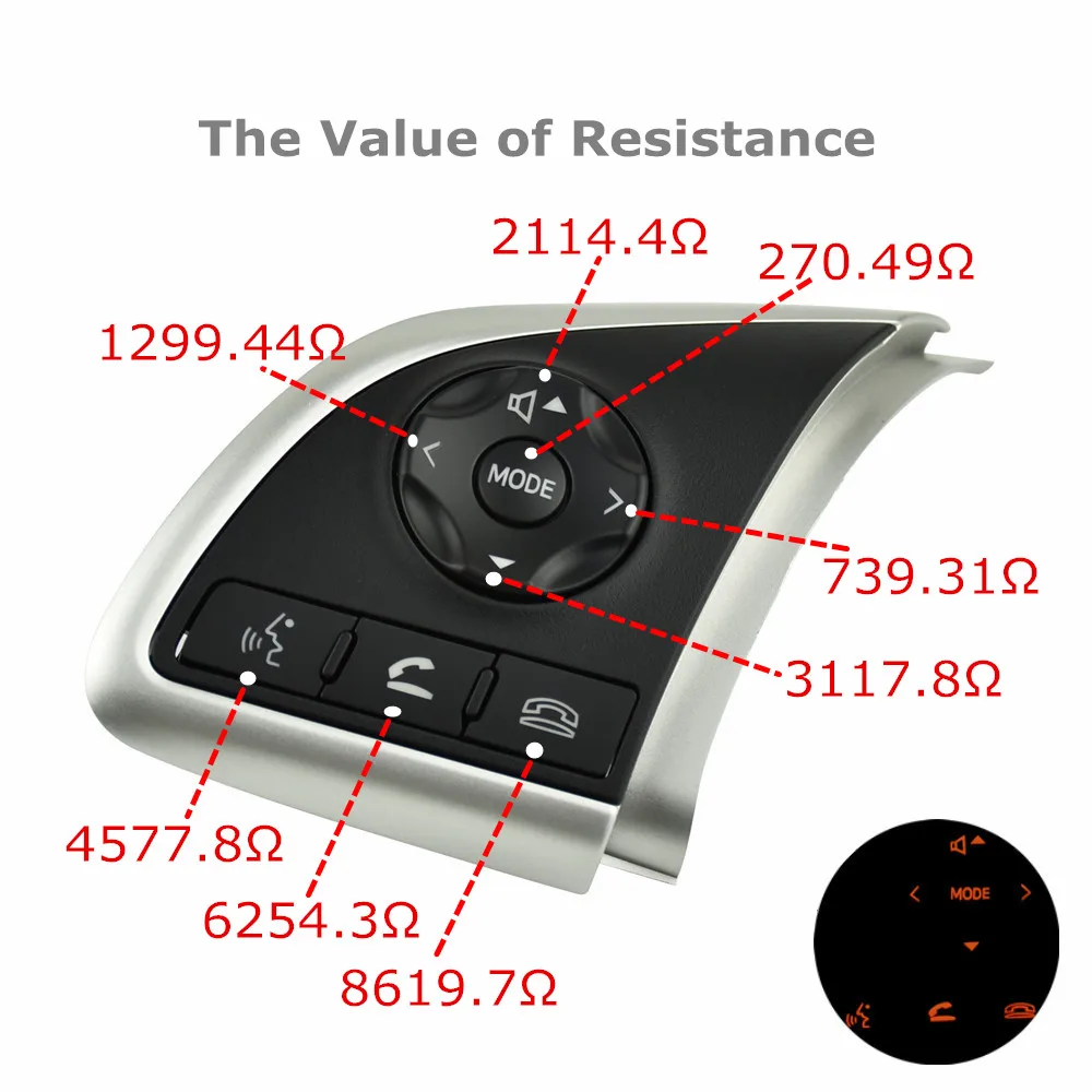 For Mitsubishi Outlander 2013-2016 Steering Wheel Cruise Control Buttons Remote Control Volume Button
For Mitsubishi Outlander 2013-2016 Steering Wheel Cruise Control Buttons Remote Control Volume Button