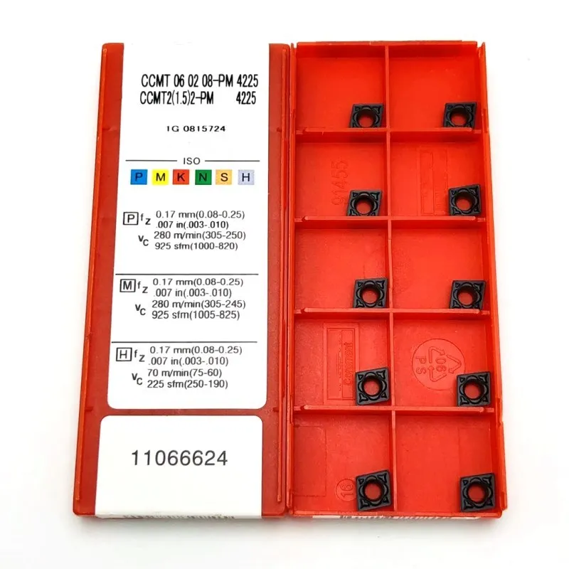 ccmt 060208 pm4225 High quality internal turning tool CNC lathe metal turning tool cutting tools ccmt060208 Turning Inserts
ccmt 060208 pm4225 High quality internal turning tool CNC lathe metal turning tool cutting tools ccmt060208 Turning Inserts