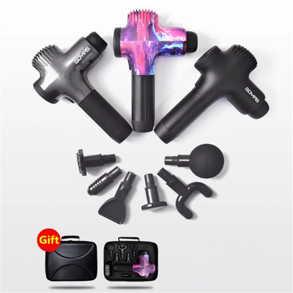 Goyirs Handheld Percussion Massage Gun Deep Tissue Massager Device 5 Speeds Super Quiet Electric Body Massager
Goyirs Handheld Percussion Massage Gun Deep Tissue Massager Device 5 Speeds Super Quiet Electric Body Massager