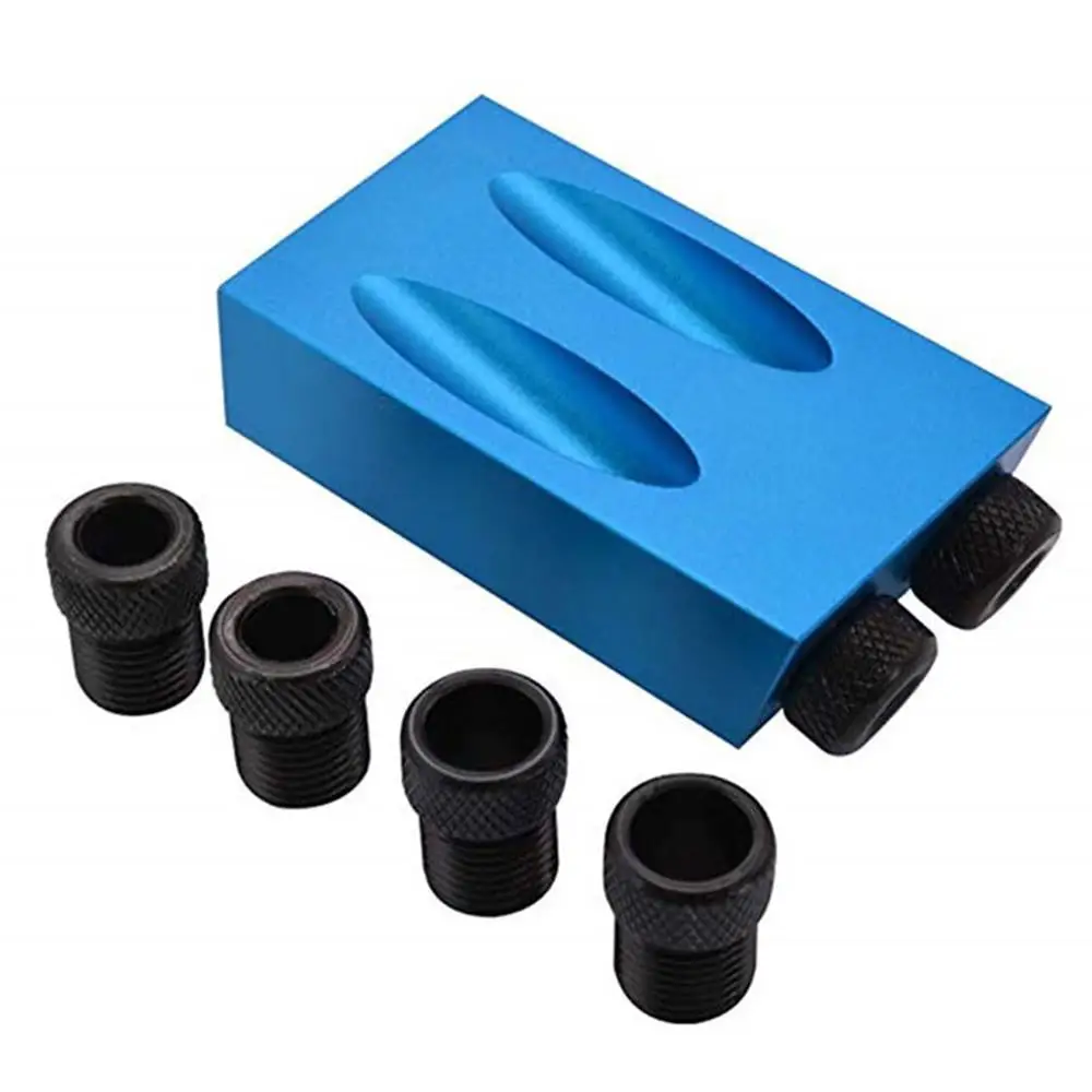15° Inclined Hole Locator Tool Set Kit Portable Pockethole Jig Power Tools Blue Durable Cross Screw Driver Drill Bit Practical
15° Inclined Hole Locator Tool Set Kit Portable Pockethole Jig Power Tools Blue Durable Cross Screw Driver Drill Bit Practical