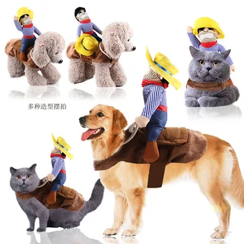 Cross-Border Hot Selling Dog Clothes Cat Pet Supplies Horse Riding Pet Costume Halloween Funny Little Amazon
Cross-Border Hot Selling Dog Clothes Cat Pet Supplies Horse Riding Pet Costume Halloween Funny Little Amazon