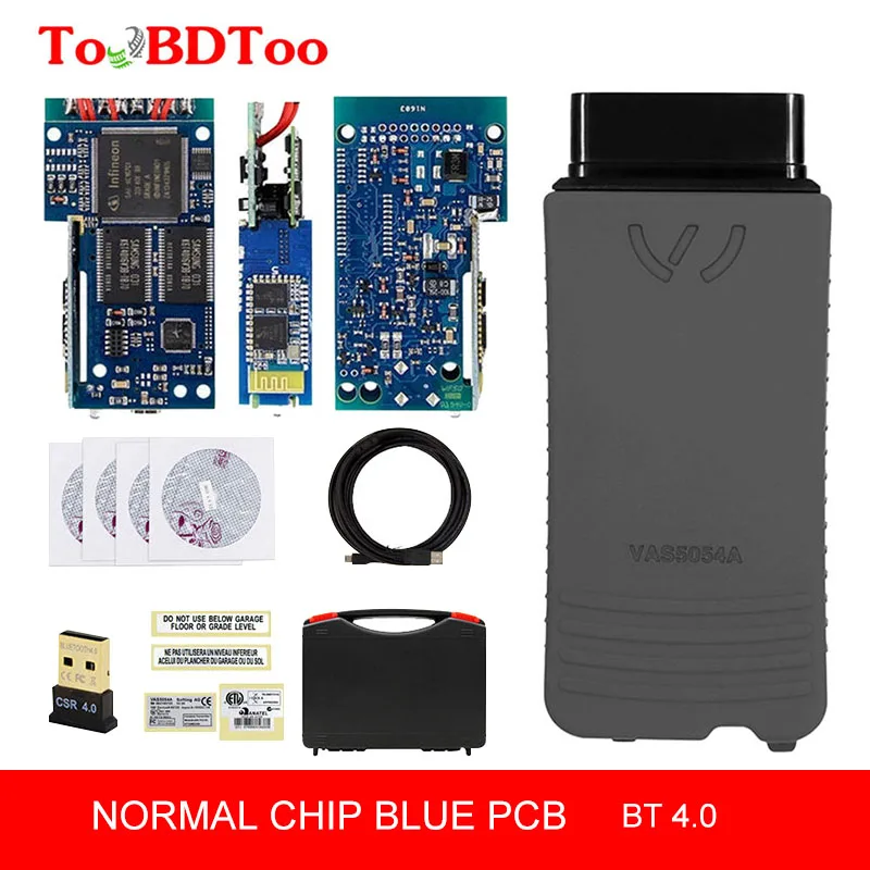 VAS5054 Normal Version Bluetooth 4.0 Blue PCB Car Scanning Tool VAS 5054 Code Reader Normal Version VAS5054A Ordinary Chip
VAS5054 Normal Version Bluetooth 4.0 Blue PCB Car Scanning Tool VAS 5054 Code Reader Normal Version VAS5054A Ordinary Chip