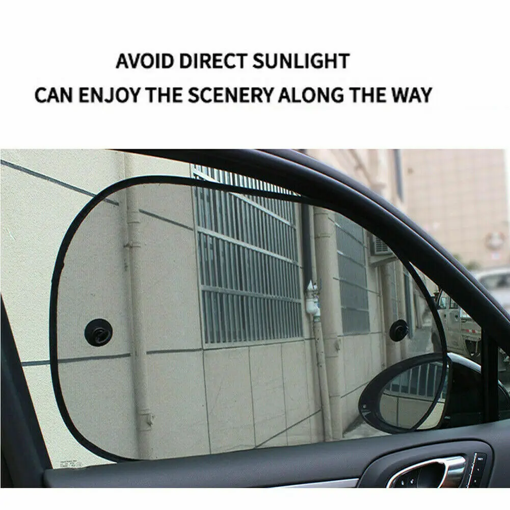 2pcs Side Windows Black Mesh Sun Shades Visor Anti UV Cover Shield Replacements Car Windshield Sunshades
2pcs Side Windows Black Mesh Sun Shades Visor Anti UV Cover Shield Replacements Car Windshield Sunshades