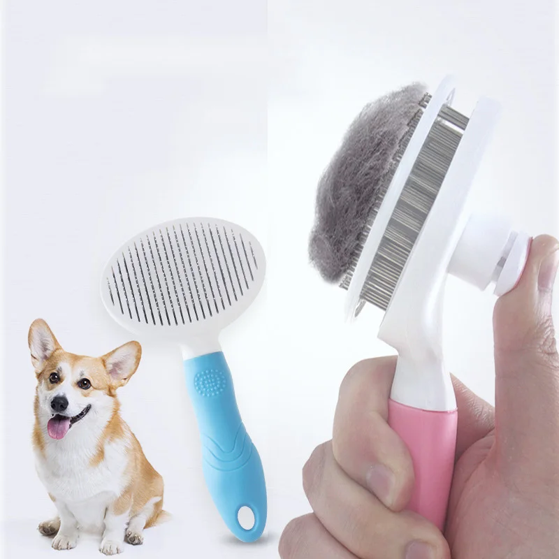 High Quality Cat Dog Hairbrush Pet Comb Quick Clean For Dogs Grooming Tool Automatic Hair Remover Dog Cat Comb Pet Supplies
High Quality Cat Dog Hairbrush Pet Comb Quick Clean For Dogs Grooming Tool Automatic Hair Remover Dog Cat Comb Pet Supplies