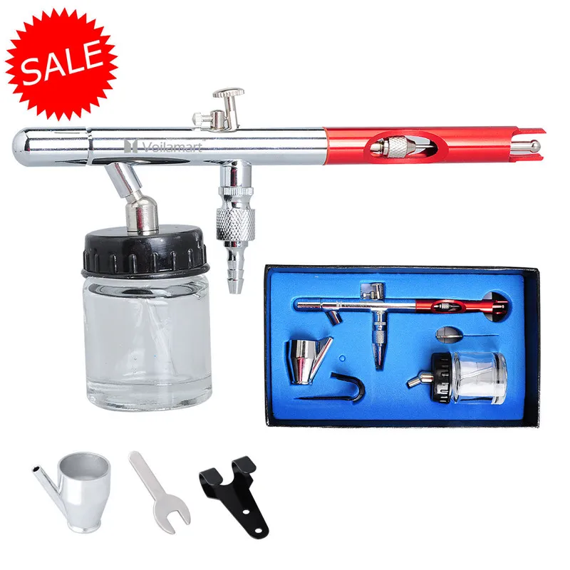 7Pcs 0.35mm Nozzle Professional Spray Gun Spray Paint Spray Gun Accessories Spraying Machine Set Single Painting Action Airbrush
7Pcs 0.35mm Nozzle Professional Spray Gun Spray Paint Spray Gun Accessories Spraying Machine Set Single Painting Action Airbrush