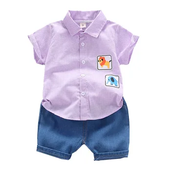 Summer 2020 Baby Boy Clothes Set Fashion Boy Short Sleeve Shirt + Shorts Set Children Clothing
Summer 2020 Baby Boy Clothes Set Fashion Boy Short Sleeve Shirt + Shorts Set Children Clothing