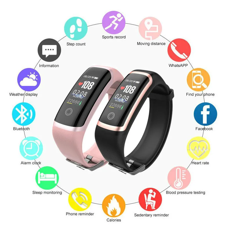 Sport Fitness Tracker Smart Heart Rate Monitor Bracelet Calories Waterproof IP67 Smart Band Fashion child Watch for iOS Android
Sport Fitness Tracker Smart Heart Rate Monitor Bracelet Calories Waterproof IP67 Smart Band Fashion child Watch for iOS Android