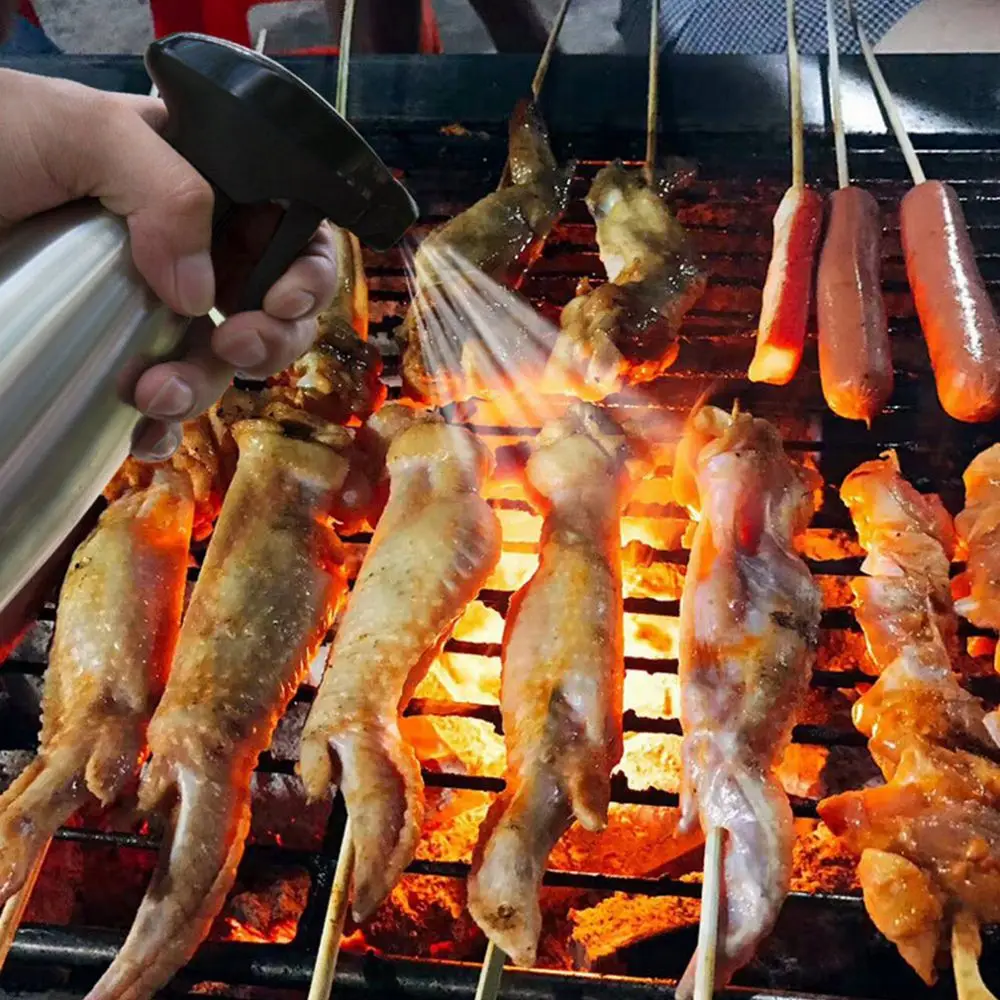 Специй оливковый насос спрей бутылка для приготовления барбекю масло мистер