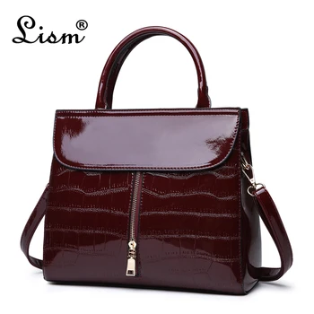 LISCN Bright surface PU handbag 2020 ladies new crocodile pattern simple wild shoulder bag trend Messenger bag high quality
LISCN Bright surface PU handbag 2020 ladies new crocodile pattern simple wild shoulder bag trend Messenger bag high quality