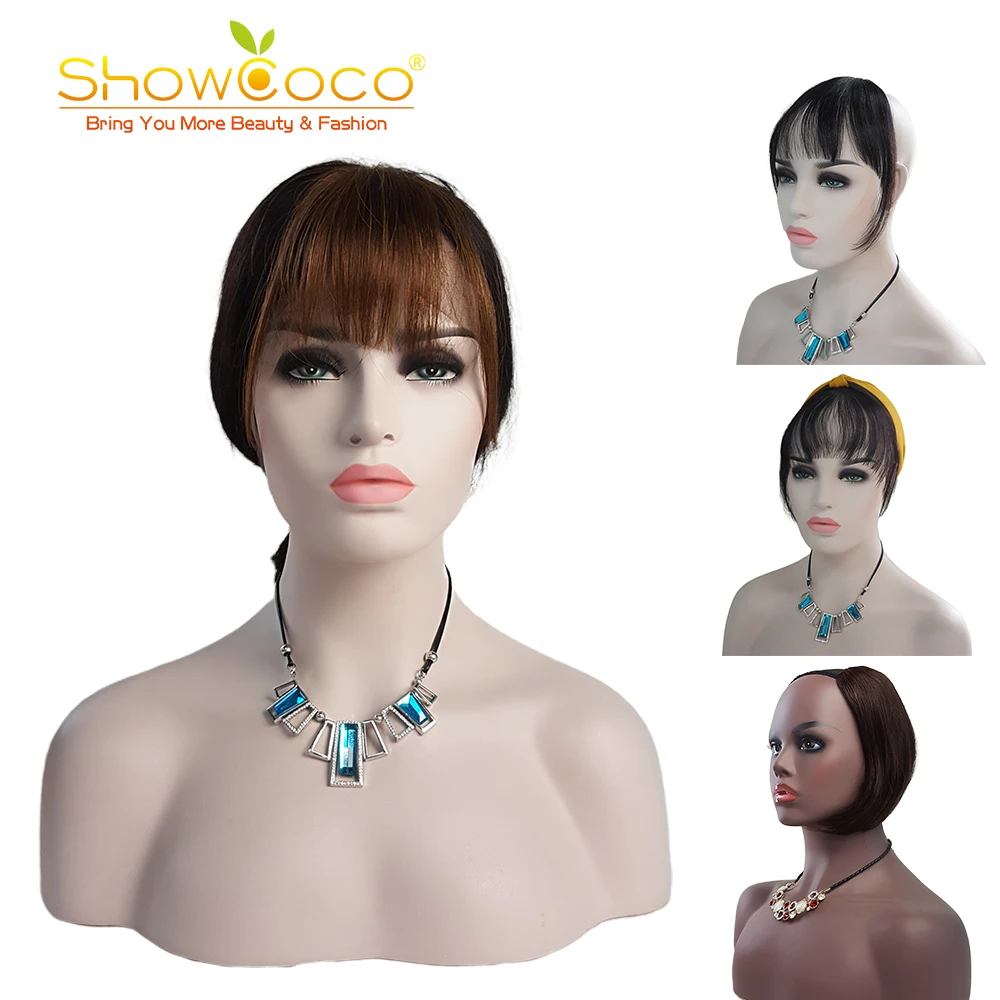 ShowCoco Clip In Bangs Human hair Bangs Bun For Women and Men Straight Hair Pieces Machine-Made Remy Blunt Clip on Bangs
ShowCoco Clip In Bangs Human hair Bangs Bun For Women and Men Straight Hair Pieces Machine-Made Remy Blunt Clip on Bangs
