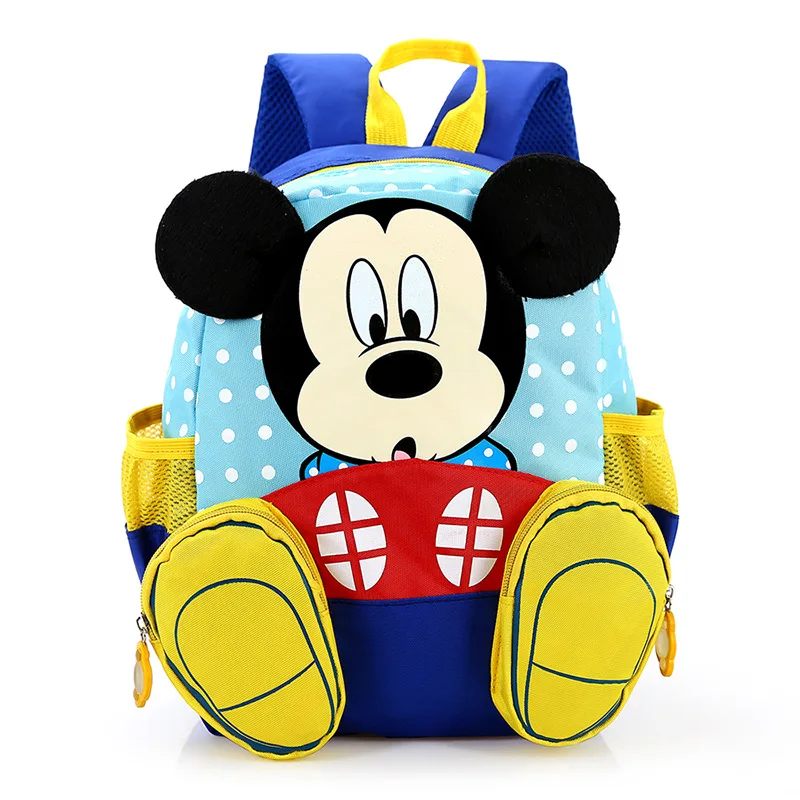Disney Mickey Backpack Bags For Boys Student Girls Minnie Schoolbags Kids Cartoon Travel Bag Brand Large Capacity Handbags New
