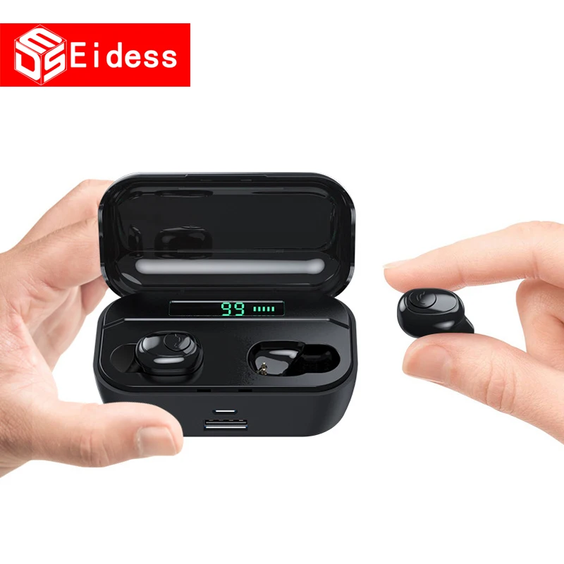 TWS 5.0 Bluetooth wireless charger headset microphone portable mobile power charging box for xiaomi iphone gaming headset In-ear
TWS 5.0 Bluetooth wireless charger headset microphone portable mobile power charging box for xiaomi iphone gaming headset In-ear