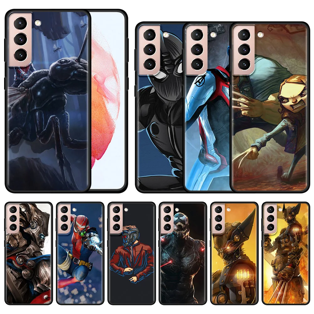 Phone Case For Samsung Galaxy S20 S21 Ultra FE S10 S9 S8 Plus Lite S10e S7 Edge Coque Marvel Ant-Man | Мобильные телефоны и
