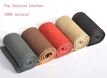by DHL or Fedex 100pcs Genuine Leather Steering Wheel Cover High Quality Steering-Wheel Braid Covers 38cm
by DHL or Fedex 100pcs Genuine Leather Steering Wheel Cover High Quality Steering-Wheel Braid Covers 38cm