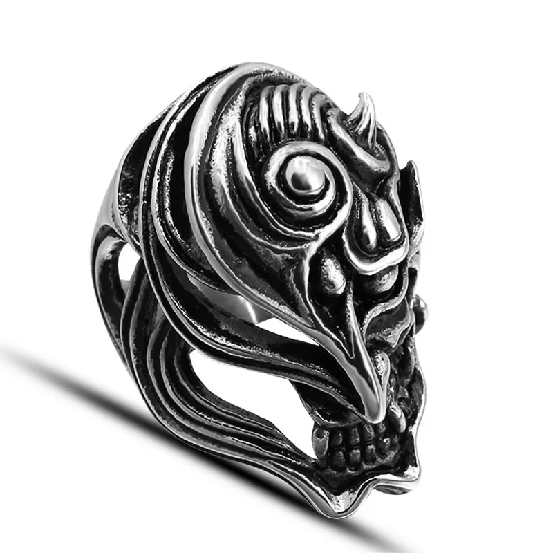 Stainless steel troll ring for men devil demon biker ring unique gothic skull jewelry
Stainless steel troll ring for men devil demon biker ring unique gothic skull jewelry