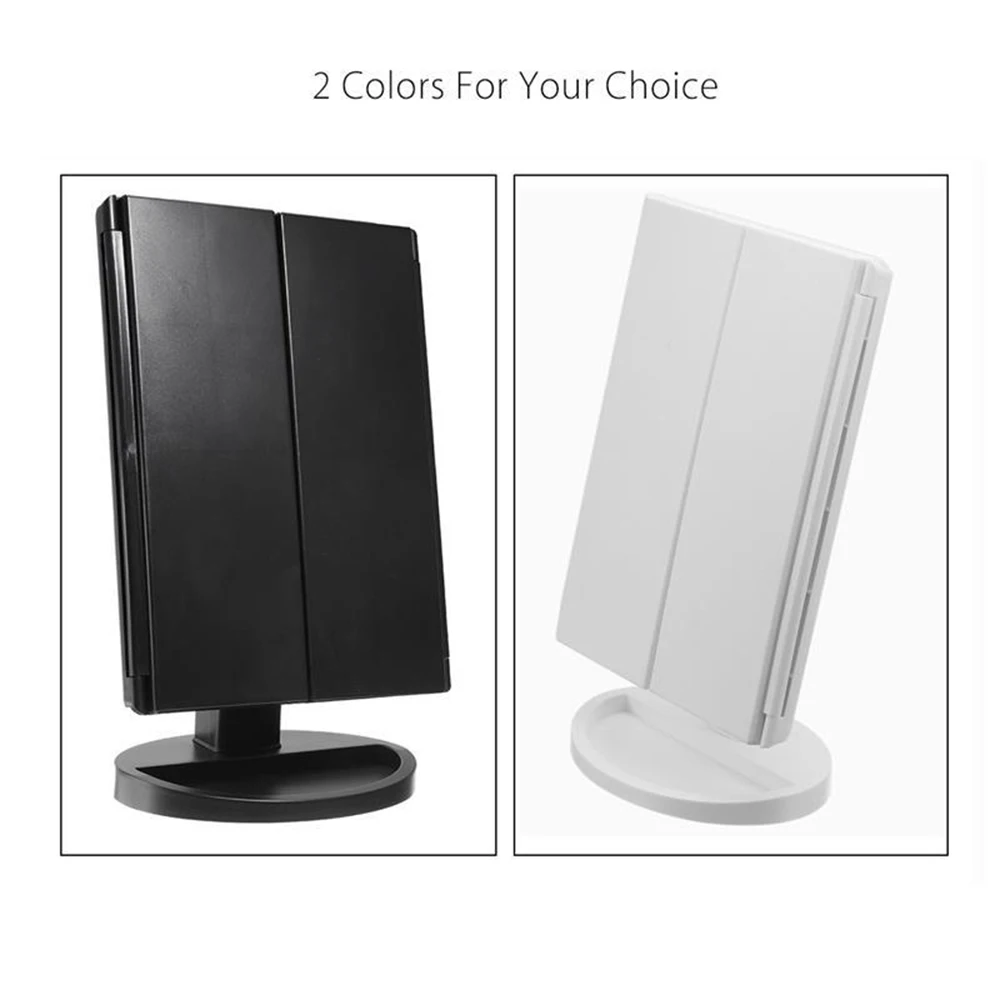 Makeup Mirror with 22 Lights LED Table Desktop Makeup Mirrors 3 Folding Adjustable Mirror Screen
Makeup Mirror with 22 Lights LED Table Desktop Makeup Mirrors 3 Folding Adjustable Mirror Screen