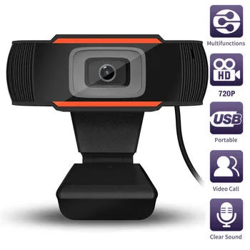 Full HD 720P Webcam USB Pc Computer Camera Clip-on With Microphone Popular Video Webcam for Online Teaching Live Broadcast 
Full HD 720P Webcam USB Pc Computer Camera Clip-on With Microphone Popular Video Webcam for Online Teaching Live Broadcast