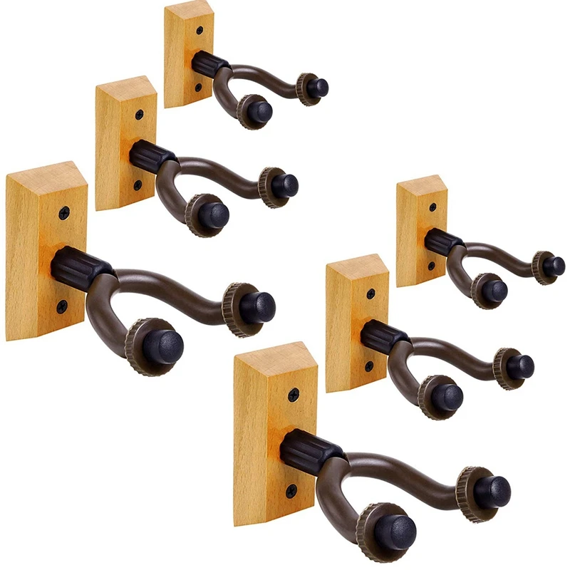 Guitar Hanger Hook Hardwood Holder Display Wall Mount Stands - Easy To Install - Fits All Size Guitars, Bass, Mandolin, Banjo, U 
Guitar Hanger Hook Hardwood Holder Display Wall Mount Stands - Easy To Install - Fits All Size Guitars, Bass, Mandolin, Banjo, U