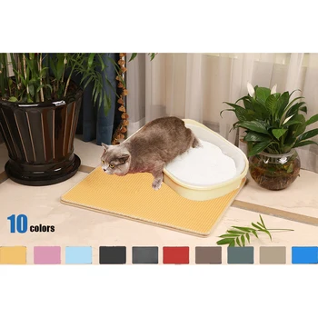 Multiple Colors Pet Cat Litter Mat Double Layer EVA Non-slip Pad Cat Sand Waterproof Clean Pad Cats Food Clean Accessories
Multiple Colors Pet Cat Litter Mat Double Layer EVA Non-slip Pad Cat Sand Waterproof Clean Pad Cats Food Clean Accessories