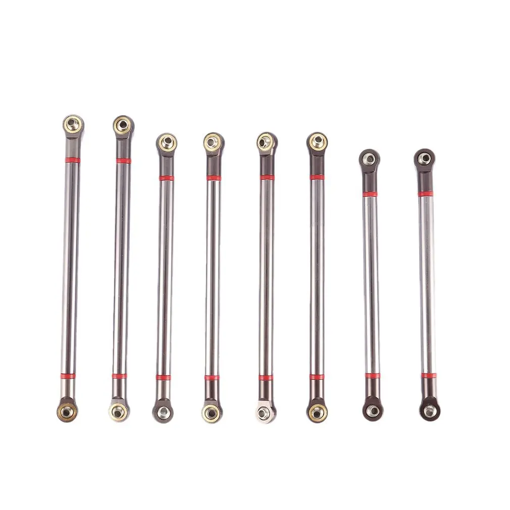 8pcs 313mm Metal Link Rod Pull Connecting Rod Wheelbase Spare Parts for RC 1/10 RC Car Off-road Crawler Axial SCX10
8pcs 313mm Metal Link Rod Pull Connecting Rod Wheelbase Spare Parts for RC 1/10 RC Car Off-road Crawler Axial SCX10