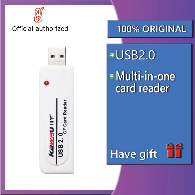 Kawau C201 USB 2.0 Multi-in-one Card Reader for Computer Max Support 64GB Card Adapter with CF Card Slot Memory Card Reader
Kawau C201 USB 2.0 Multi-in-one Card Reader for Computer Max Support 64GB Card Adapter with CF Card Slot Memory Card Reader