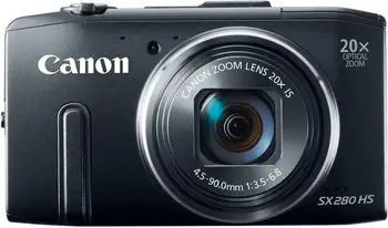 USED Canon PowerShot SX280 12.1MP Digital Camera with 20x Optical Image Stabilized Zoom with 3-Inch LCD