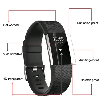 1*2*5pcs Screen Protector for fitbit charge 2 charge2 Smart Watch Film Guard Anti-shock Soft Clear Skin Cover Protective Film
1*2*5pcs Screen Protector for fitbit charge 2 charge2 Smart Watch Film Guard Anti-shock Soft Clear Skin Cover Protective Film
