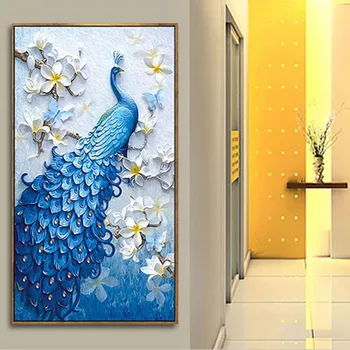 5D DIY Full Diamond Painting Crystal Diamond Painting Cross Stitch Blue Peacock Feathers Animal Needlework Home Decorative
5D DIY Full Diamond Painting Crystal Diamond Painting Cross Stitch Blue Peacock Feathers Animal Needlework Home Decorative