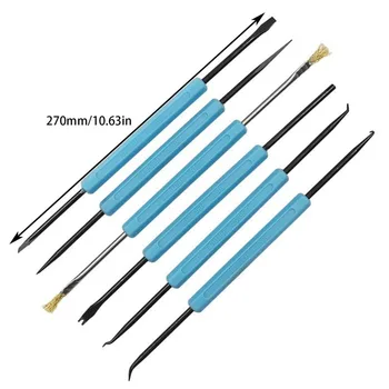 6pcs Desoldering Aid Tool Set Soldering Welding Welder Assist Repair Reparing Hand Tools Kit PCB Cleaning Help Solder Auxiliary
6pcs Desoldering Aid Tool Set Soldering Welding Welder Assist Repair Reparing Hand Tools Kit PCB Cleaning Help Solder Auxiliary