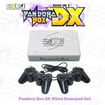 Pandora Box DX motherboard 2 Players wired gamepad Set wireless joypad 3000 in 1 support FBA MAME PS1 SFC/SNES MD game 3D tekken
Pandora Box DX motherboard 2 Players wired gamepad Set wireless joypad 3000 in 1 support FBA MAME PS1 SFC/SNES MD game 3D tekken