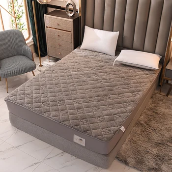Polyester Fibre Fitted Antislip Fixed Bedspread Bedding Sheet Singleton Mattress Cover Dustproof Protect Solid And Durable
Polyester Fibre Fitted Antislip Fixed Bedspread Bedding Sheet Singleton Mattress Cover Dustproof Protect Solid And Durable