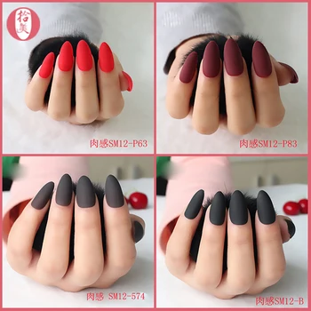 24 pcs Matte Pure Color False Nails Popular Designs Glue On Long Tip Patch Artificial Nail Chip Extensions Nail Art Accessories
24 pcs Matte Pure Color False Nails Popular Designs Glue On Long Tip Patch Artificial Nail Chip Extensions Nail Art Accessories