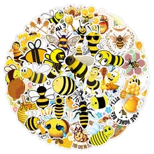 50pcs/Pack PVC Waterproof Bee Sticker Toys for Children For Moto Car & Suitcase Cool Fashion Laptop Stickers
50pcs/Pack PVC Waterproof Bee Sticker Toys for Children For Moto Car & Suitcase Cool Fashion Laptop Stickers