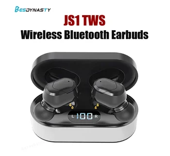 JS1TWS Bluetooth 5.0 Earphones Charging Box Wireless Headphone 9D Stereo Sports Waterproof Earbuds Headsets With Mic
JS1TWS Bluetooth 5.0 Earphones Charging Box Wireless Headphone 9D Stereo Sports Waterproof Earbuds Headsets With Mic
